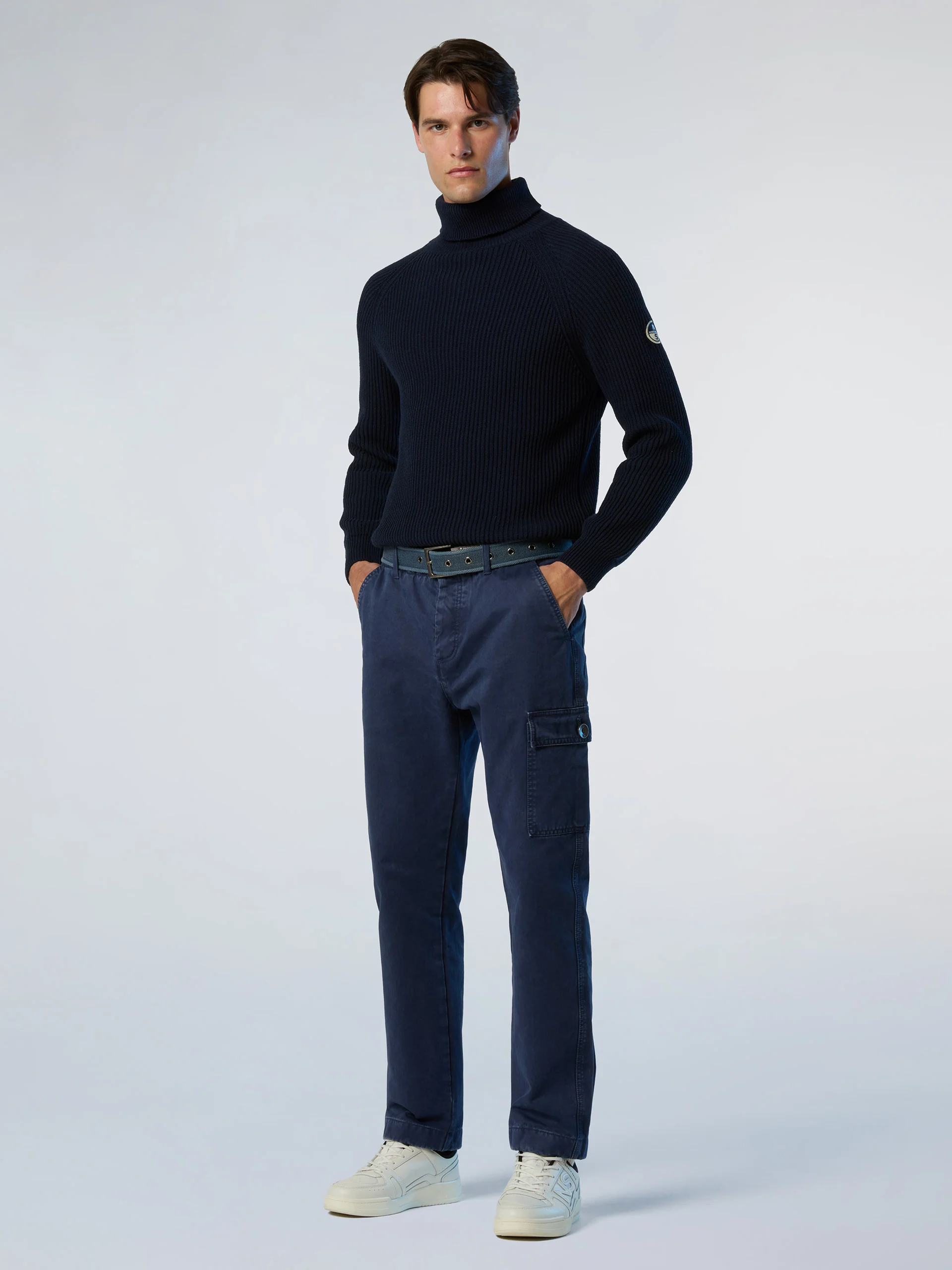 Fisherman's rib turtle-neck sweater - Image 11