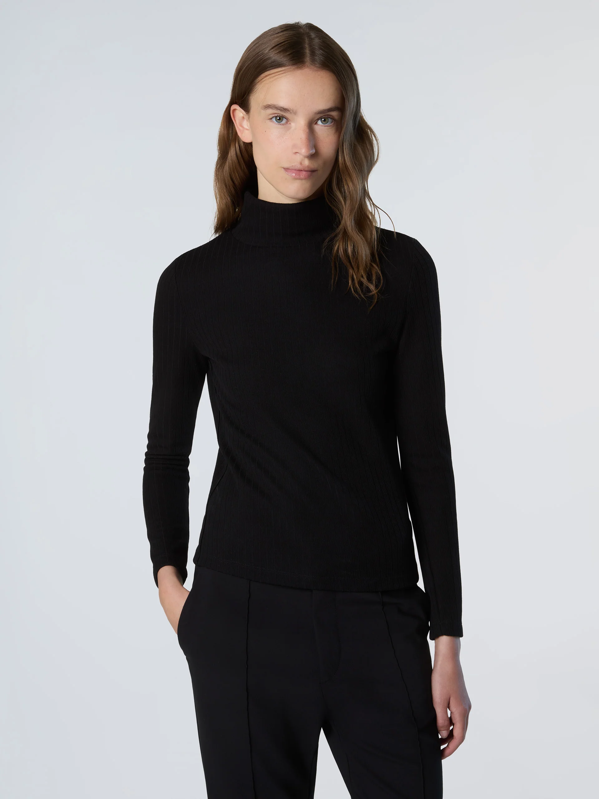 Ribbed jersey turtle-neck - Image 13