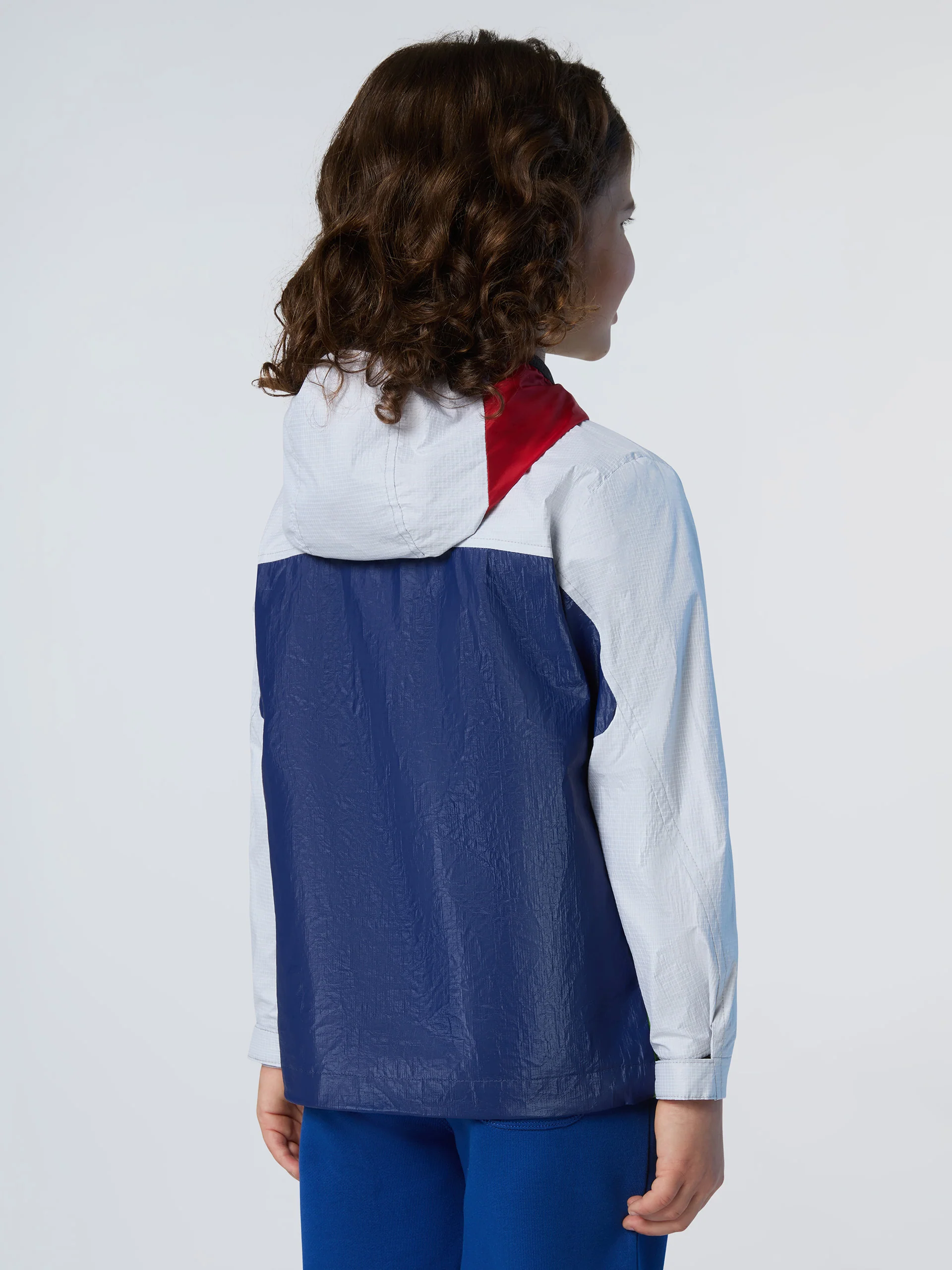 Upcycled color-block jacket - Image 5