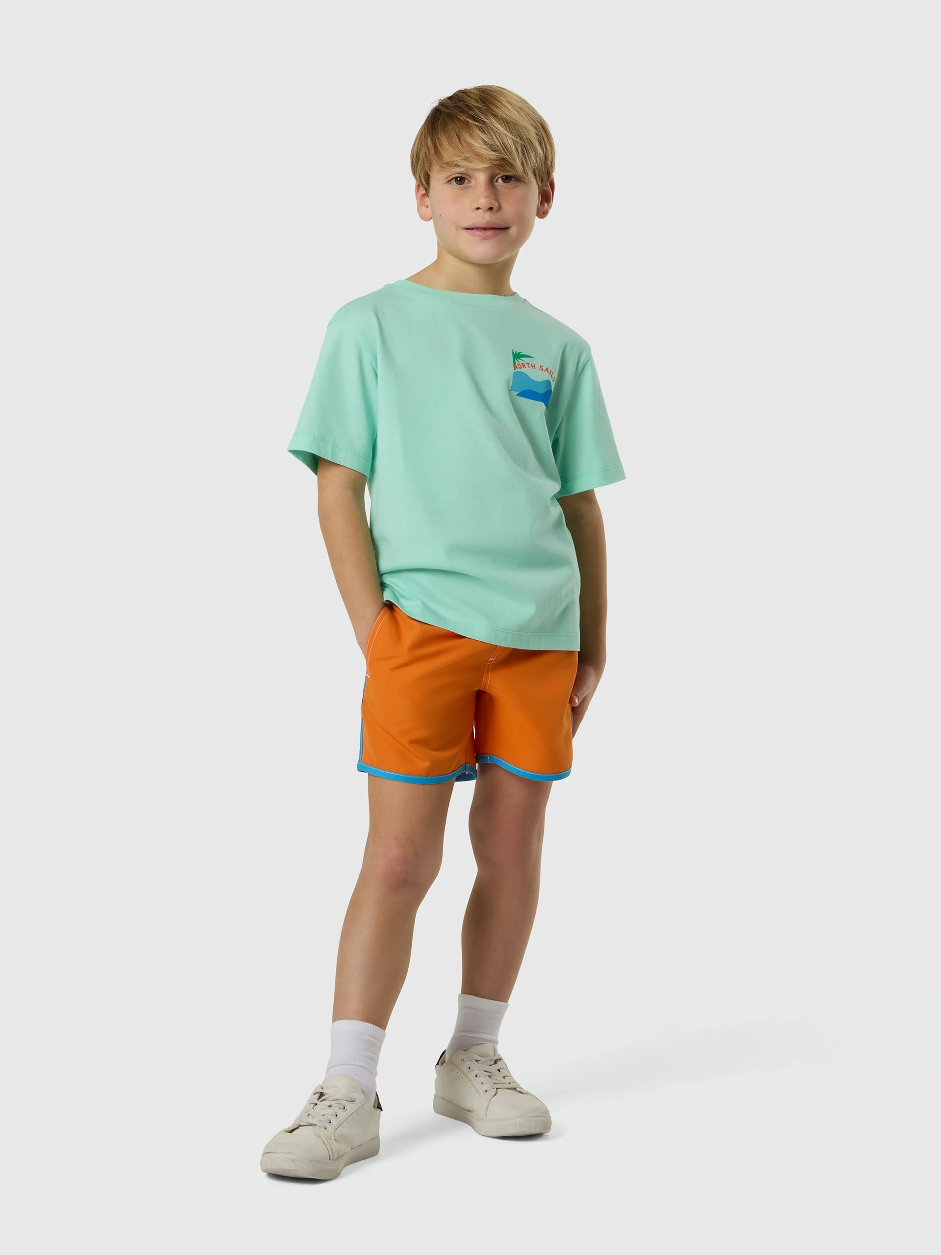 Swim shorts with contrast binding - Image 2