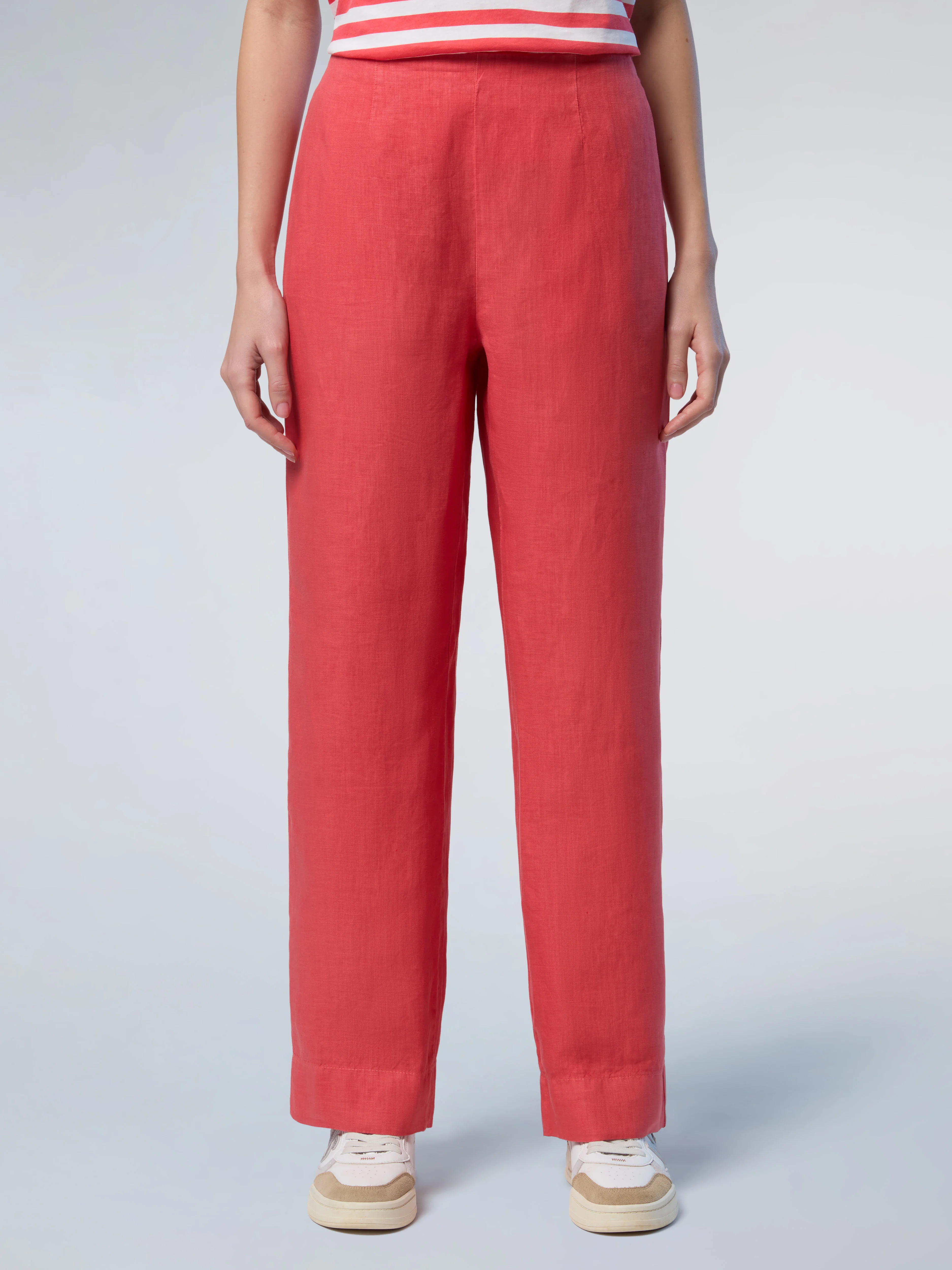 Wide-leg linen pants - Image 11