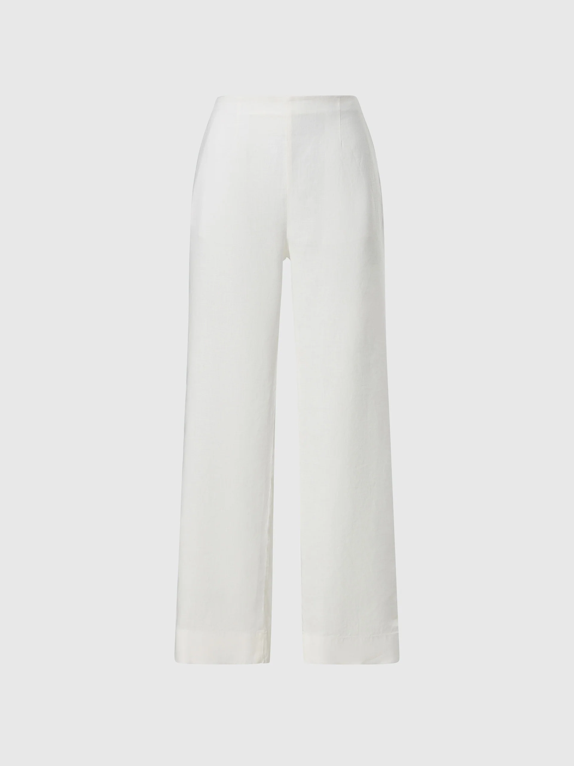 Wide-leg linen pants - Image 3
