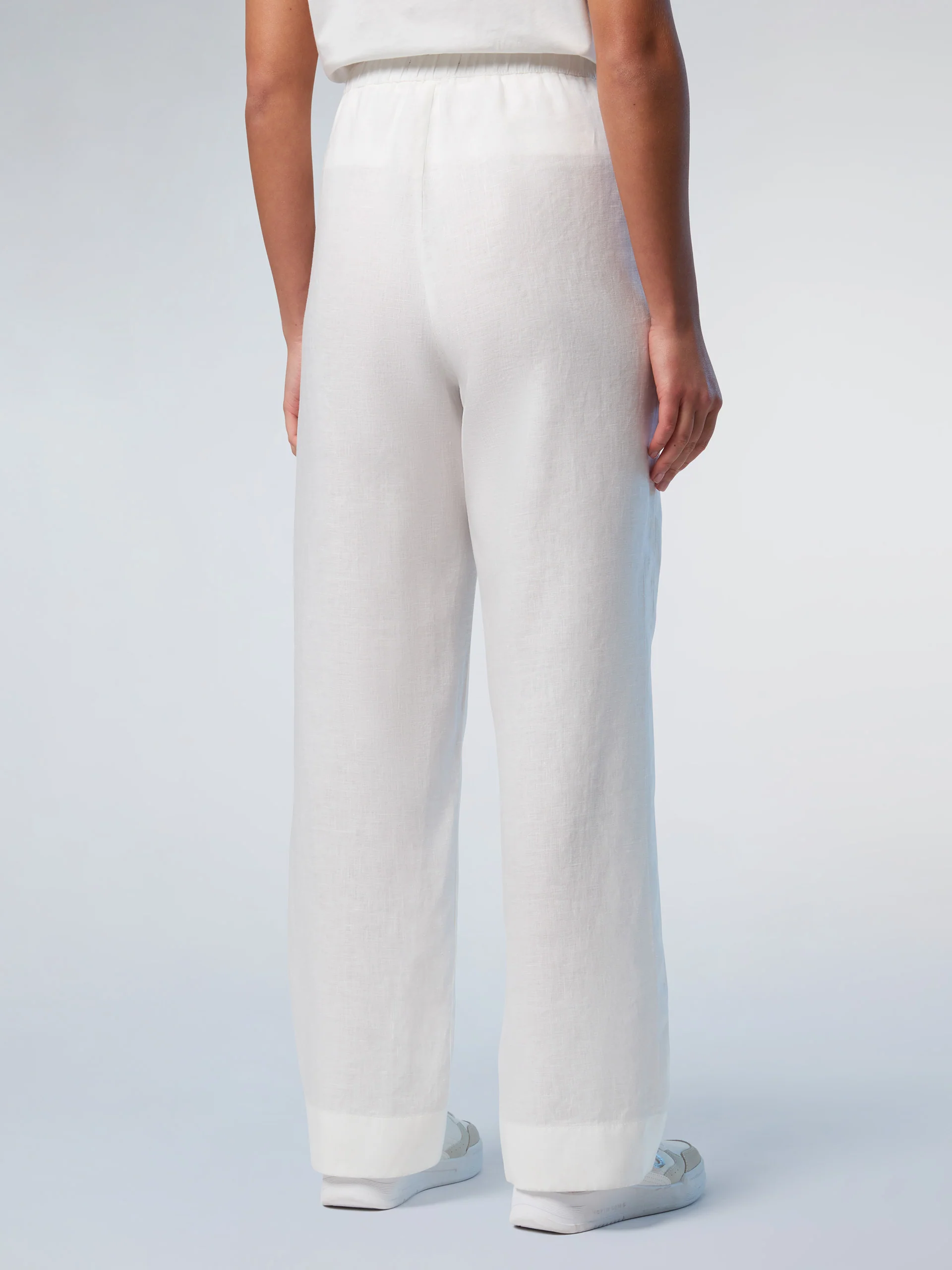 Wide-leg linen pants - Image 4