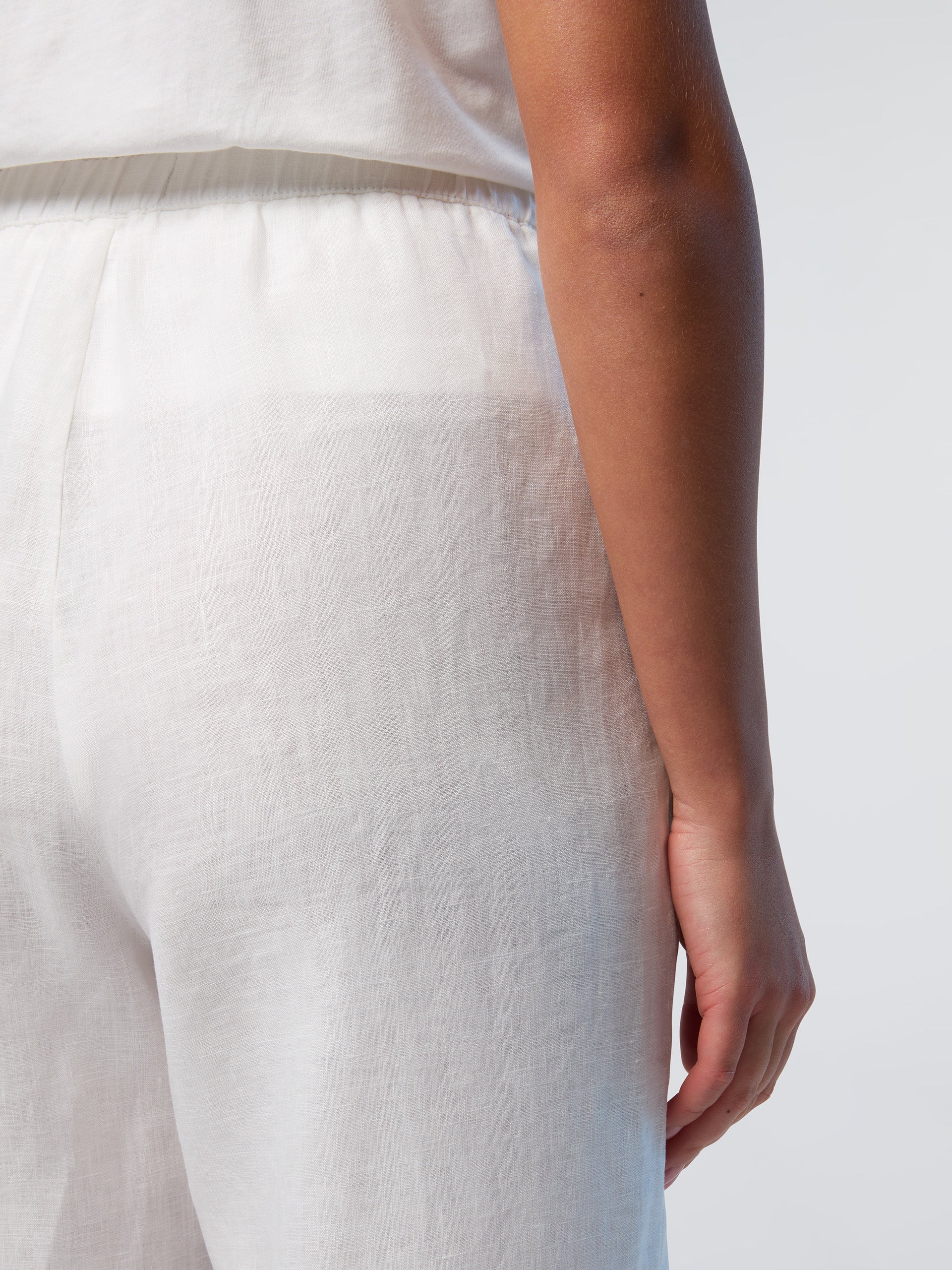 Wide-leg linen pants - Image 5